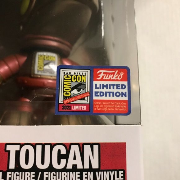 NEW 2021 SDCC Exclusive Red Robot Toucon Pop Figure #126 - Picture 3 of 8